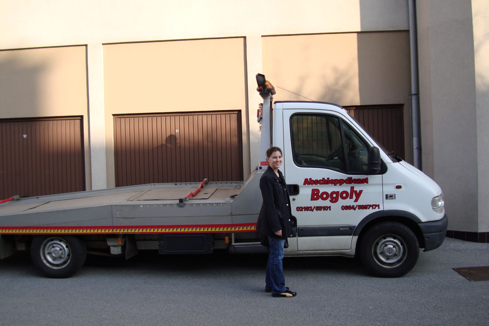 Der geliehene Transporter