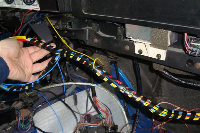 Arbeiten am Hauptkabelstrang