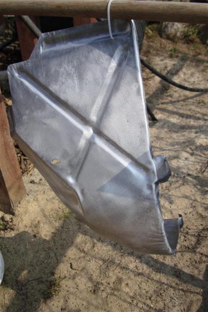 Auspuff - Hitzeleitblech instandgesetzt