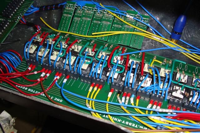 OHC - Schalter mit den Printplatten verbunden