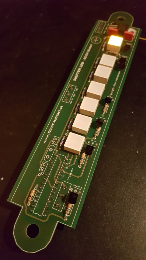 Die Beleuchtung der Gangschaltungsanzeige - Shifter Electronic