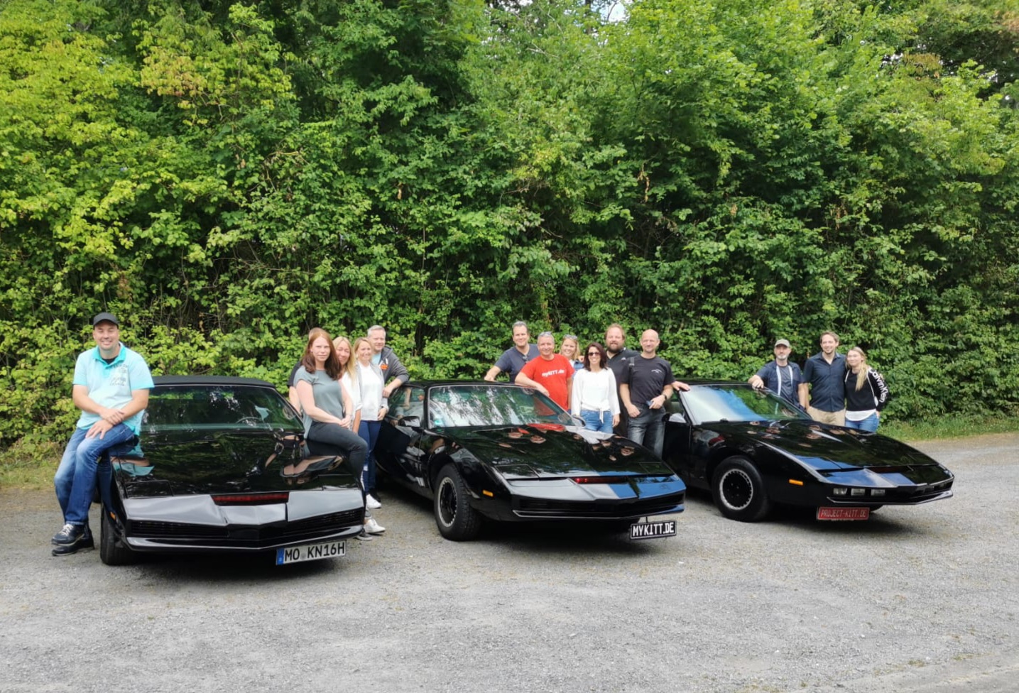 Teddy Knight beim KITT Treffen in ELSPE (DE)