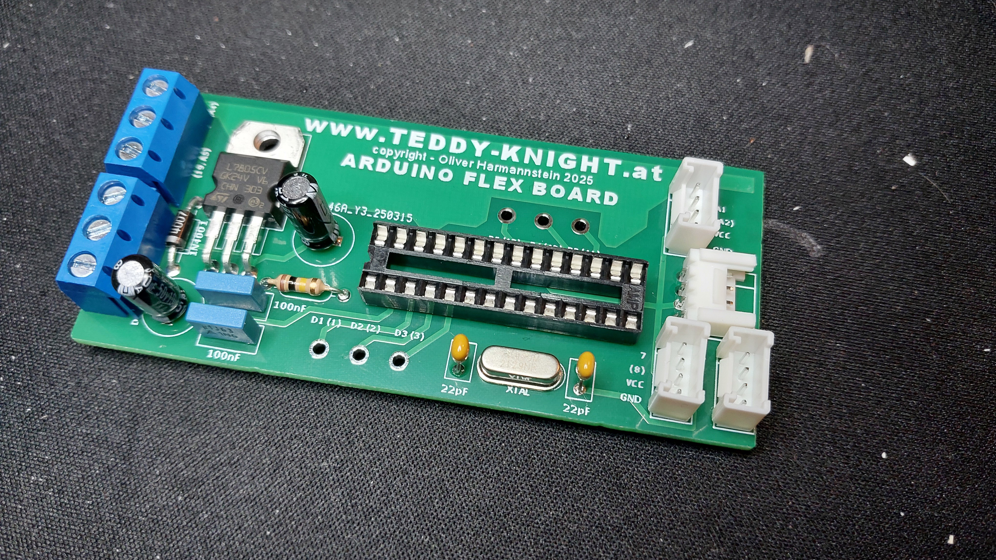 Elektronik für das Gaspedal fertiggestellt